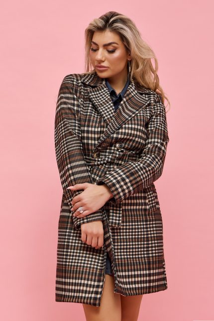 Καρό Παλτό Σακάκι